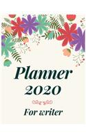 Planner 2020 for Writer
