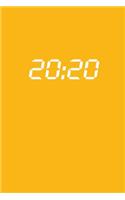 20: 20: Terminplaner 2020 A5 Orange
