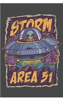 2020 Week To View Dated Planner Diary: 6x9 Inches Paperback Storm Area 51