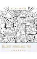 Enschede (Netherlands) Trip Journal: Lined Travel Journal/Diary/Notebook with Enschede (Netherlands) Map Cover Art