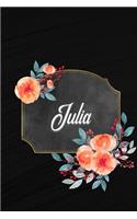 Julia: Personalized Journal for Women and Girls