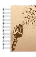 Blank Music Sheets Notebook