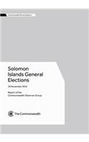 Solomon Islands General Elections, 19 November 2014