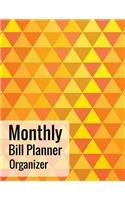 Monthly Bill Planner Organizer