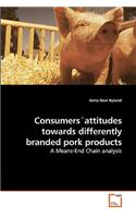 Consumers´attitudes towards differently branded pork products