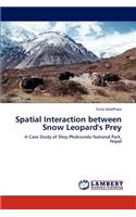 Spatial Interaction Between Snow Leopard's Prey
