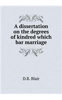 A Dissertation on the Degrees of Kindred Which Bar Marriage