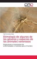 Etimología de algunos de los géneros y especies de los animales venenosos