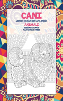 Libri da colorare con carta spessa - Disegni animali alleviare lo stress - Animali - Cani