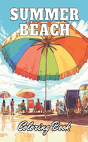 Summer Beach Coloring Book for Adults