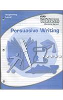 High-Performance Writing Beginning Level, Persuasive Writing