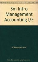 Sm Intro Management Accounting I/E