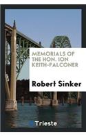 Memorials of the Hon. Ion Keith-Falconer