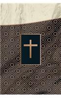 Monogram Christianity Journal: Blank Notebook Diary Pad(3 Luxury One 365 Lined)