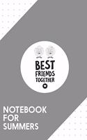 Notebook for Summers