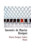Souvenirs de Maurice Duviquet