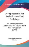 365 Speisezettel Fur Zuckerkranke Und Fettleibige