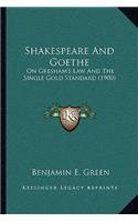 Shakespeare And Goethe
