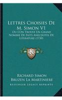Lettres Choisies De M. Simon V1
