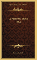 De Philosophia Epicuri (1882)