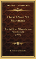 Chiesa E Stato Nel Matrimonio