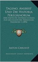 Tageno, Ansbert Und Die Historia Peregrinorum