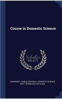Course in Domestic Science