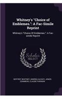 Whitney's Choice of Emblemes.