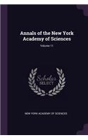 Annals of the New York Academy of Sciences; Volume 11