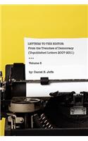 Letters to the Editor Volume III