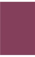 Journal Deep Ruby Color Simple Plain Ruby