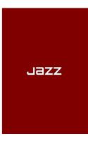 Jazz - Red Notebook / Extended Lines / Soft Matte Cover