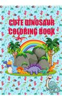 Cute Dinosaur Coloring Book