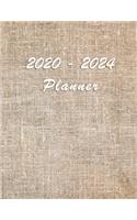 2020 - 2024 - Five Year Planner: Agenda for the next 5 Years - Monthly Schedule Organizer - Appointment, Notebook, Contact List, Important date, Month's Focus, Calendar - 60 Months 