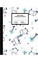Graph Paper Composition Notebook