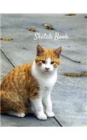 Sketch Book: 2 Cute Cats Themed Notebook for Drawing, Writing, Painting, Sketching or Doodling, 120 Pages, 8.5 x 11