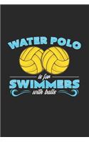 Water polo swimmers: 6x9 Water Polo - grid - squared paper - notebook - notes