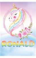 Ronald: Want To Give Ronald A Unique Memory & Emotional Moment? Show Ronald You Care With This Personal Custom Named Gift With Ronald's Very Own Unicorn Cus