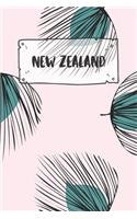 New Zealand: Dotted Travel Diary Notebook or Journey Dotted Grid Journal - Holiday Trip Pocketbook for Men and Women with Dots