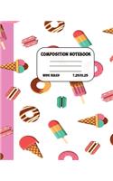 Composition Notebook Wide Ruled