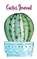 Cactus Journal: Cactus Notebook: Cactus Indoor Garden - Succulent - Feather - Cacti Nature - Prairie - Hardy Radial Spines - Gift for Cactus Lovers
