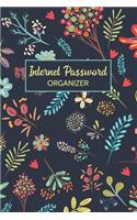 Internet Password Organizer: Password Logbook, Alphabetized AZ Password Manager Notebook for Internet Address, Username, Website Login and Email - Alphabetical Record Book with 