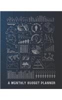 A Monthly Budget Planner: Expense Finance Budget By A Year Monthly Weekly & Daily Bill Budgeting Planner And Organizer Tracker Workbook Journal - (8 x 10) inch - 146 Pages.