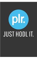 Just Hodl It Pillar Notebook