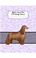 Afghan Hound Mom 2019 Weekly Planner: Blank Lined Calendar Notebook for Dog and Puppy Lovers