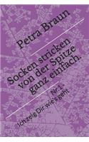 Socken Stricken Von Der Spitze Ganz Einfach.