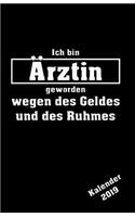 Ärztin Kalender 2019: Organizer Planer Auch ALS Medizinstudent Geschenk Geeignet Platz Für Notizen Mit Eigenen to Do Listen Selber Terminplaner Für Die Eigene Organisatio