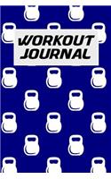 Workout Journal: 6x9 Workout Log Book with One Rep Weightlifting Bench Press Chart and Blank Lined Paper