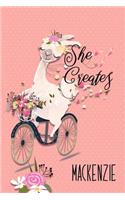 MacKenzie: She Creates: Personalized Dotted Journal