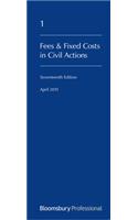 Lawyers Costs and Fees: Fees and Fixed Costs in Civil Action